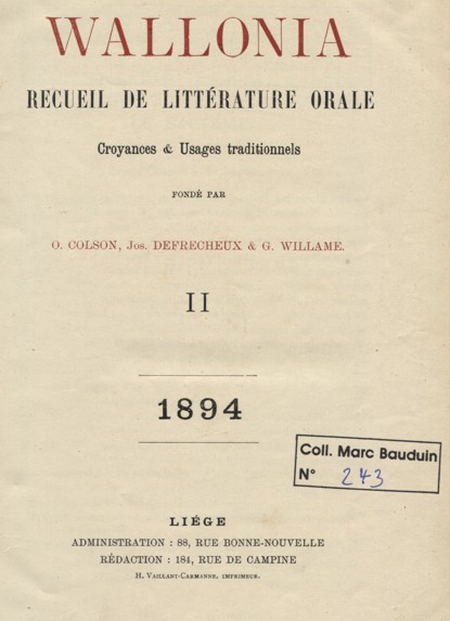 Volume II : 1894